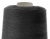 Швейные нитки (армированные) 28S/2, нам. 2 500 м, цвет чёрный - купить в Находке. Цена: 139.91 руб.