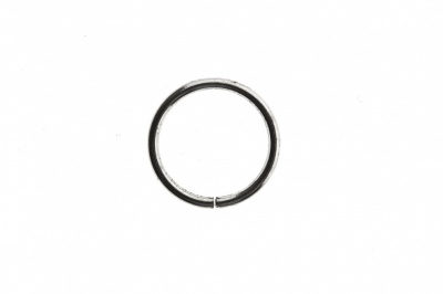 Кольцо металлическое d-15 мм, цв.-никель - купить в Находке. Цена: 2.45 руб.