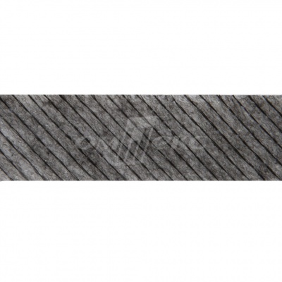 KQ217N -прок.лента нитепрошивная по косой 15мм графит 100м - купить в Находке. Цена: 2.27 руб.