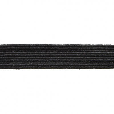Резинка продежка С-52, шир. 7 мм (20 шт/10 м), цвет чёрный - купить в Находке. Цена: 1 338.93 руб.