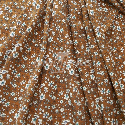 Плательная ткань "Фламенко" 11.1, 80 гр/м2, шир.150 см, принт растительный - купить в Находке. Цена 239.03 руб.