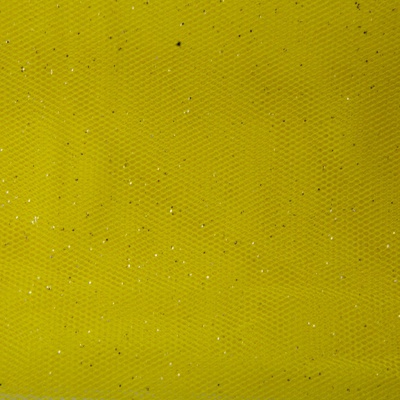 Сетка Глиттер, 24 г/м2, шир.145 см., желтый - купить в Находке. Цена 117.24 руб.