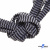 Шнурки #107-07, плоские 130 см, двухцветные цв.серый/чёрный - купить в Находке. Цена: 23.03 руб.